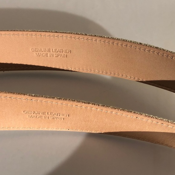 Peter Millar Seaside Canvas Leather O-Ring Belt - Picture 7 of 8